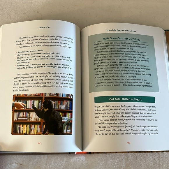 Indoor Cat Book Laura J. Moss Enrich Cat Life Guide Pet Care Hardcover - Picture 9 of 11